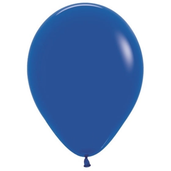 Sempertex Fashion Royal Blue 30cm Latex Balloons - 100 Pack