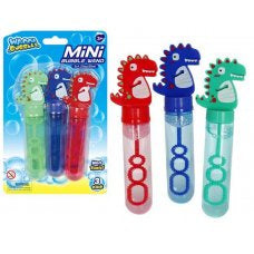 Bubble Wand Mini 35ml Dinosaurs 3pack