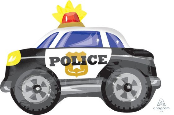 Police Car Shaped Foil Balloon