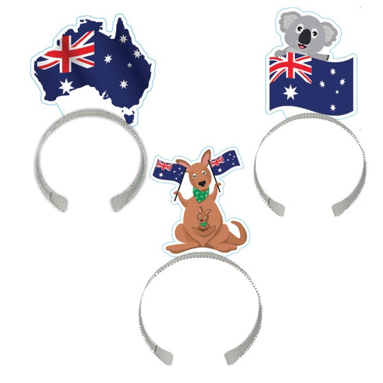 Australia Flag Headbands 8pack