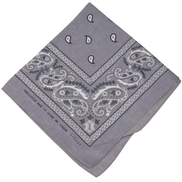 Dark Grey Bandana