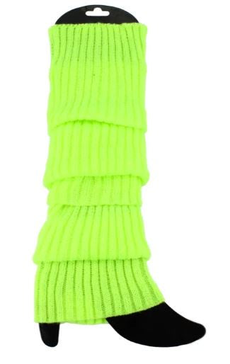 Yellow Neon Leg Warmers
