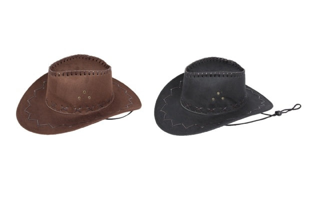 Western Cowboy's Hat with chin strap