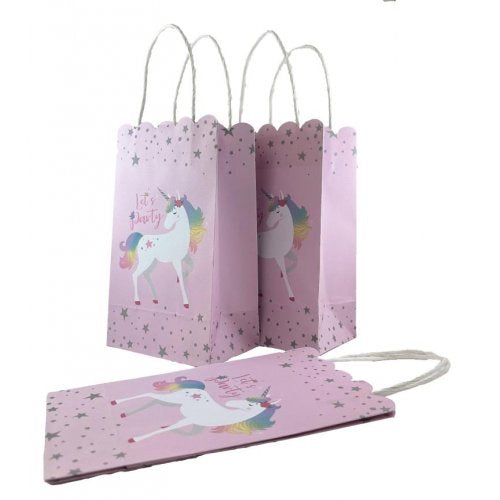 Unicorn Paper Party Bag 5pk