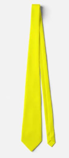 Yellow Neon Necktie