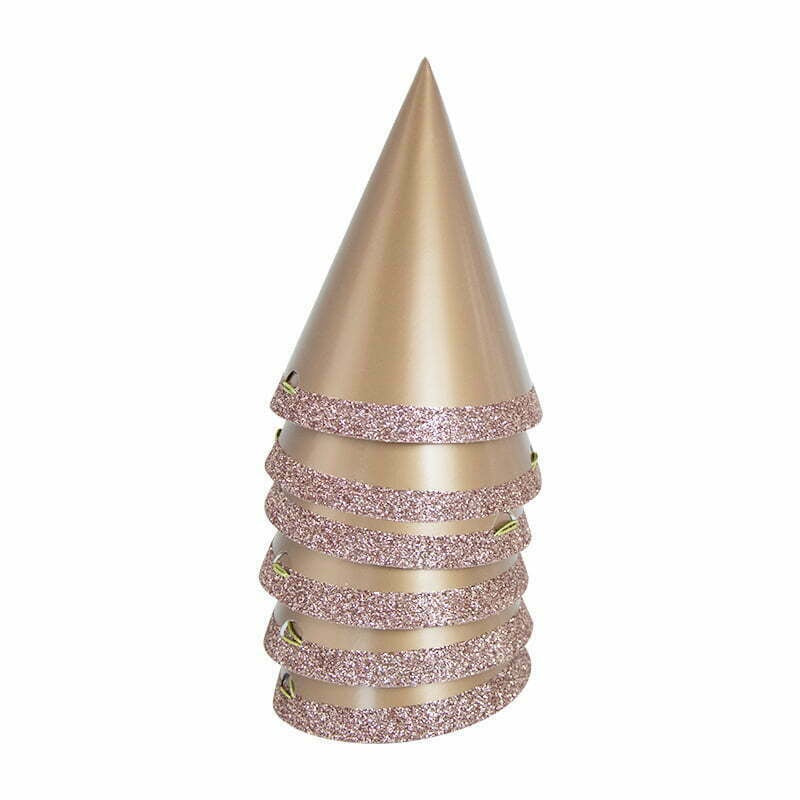 Rose Gold Party Hat (Pack of 6)