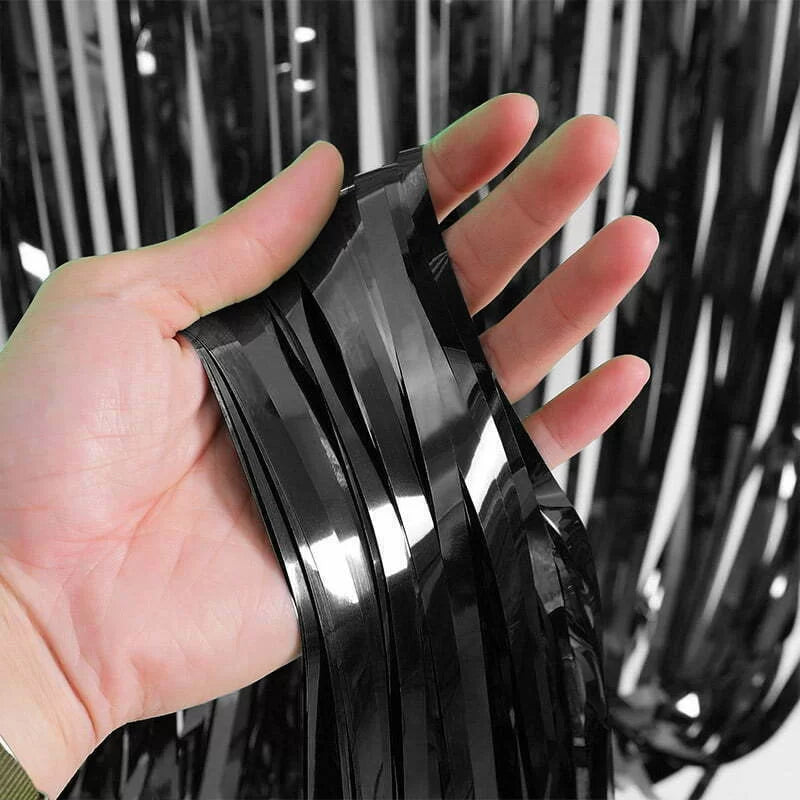 Black Foil Curtain