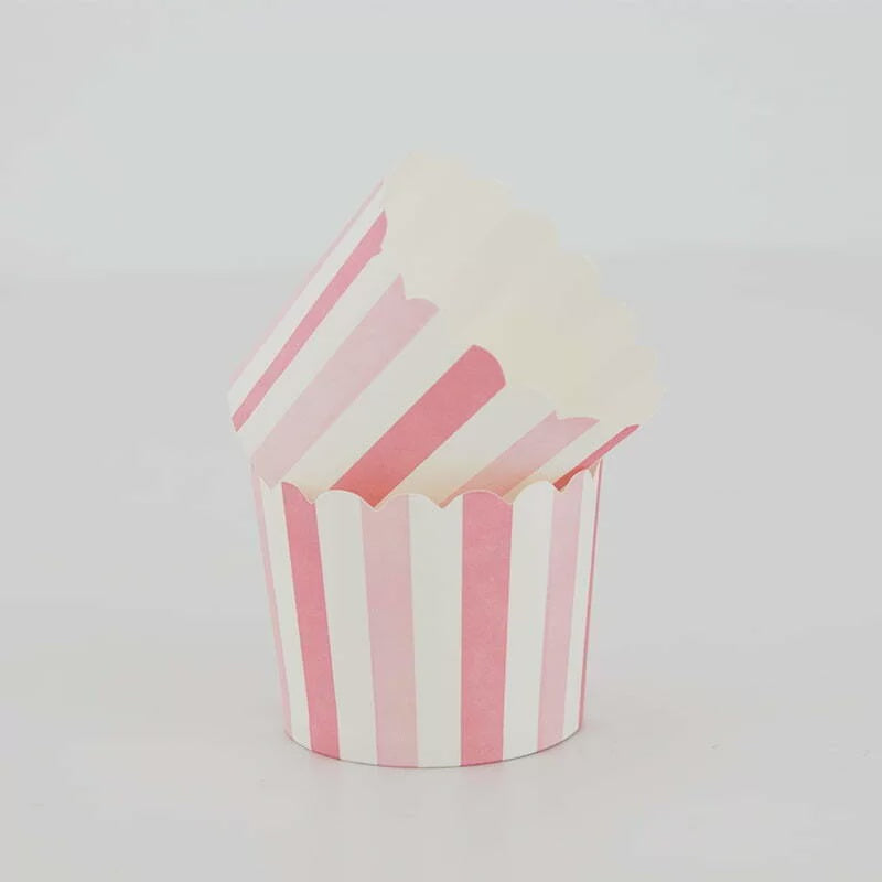 Pink Stripe Cupcake Cups (Pack of 20)