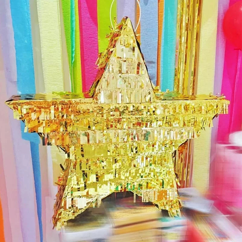 Gold Star Pinata