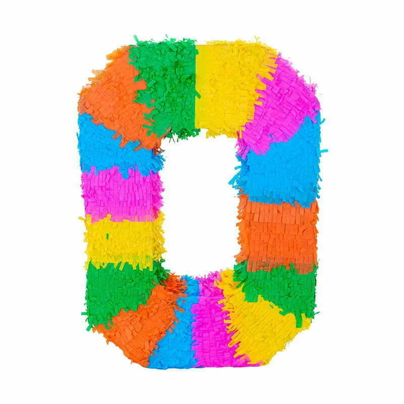 Rainbow Number Pinata 0-9