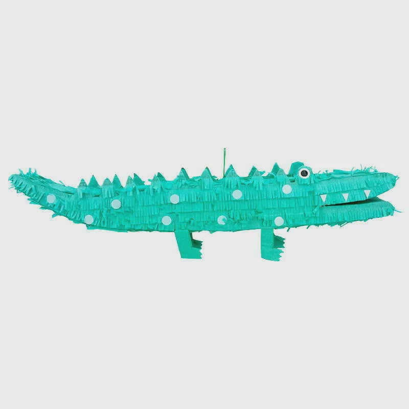 Green Crocodile Pinata