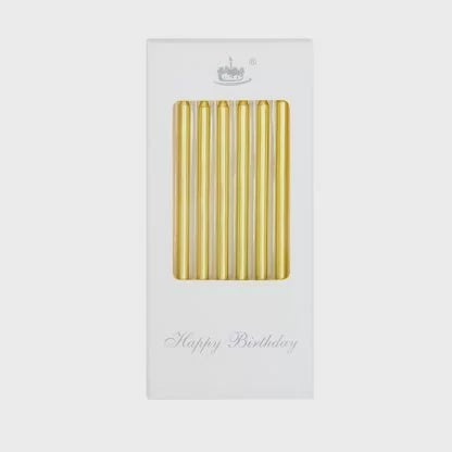Gold Candles (Pack of 6)