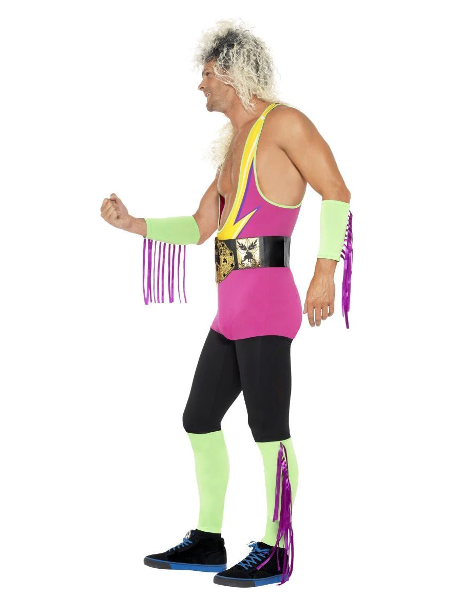 1980s Retro Wrestler Mens Costume