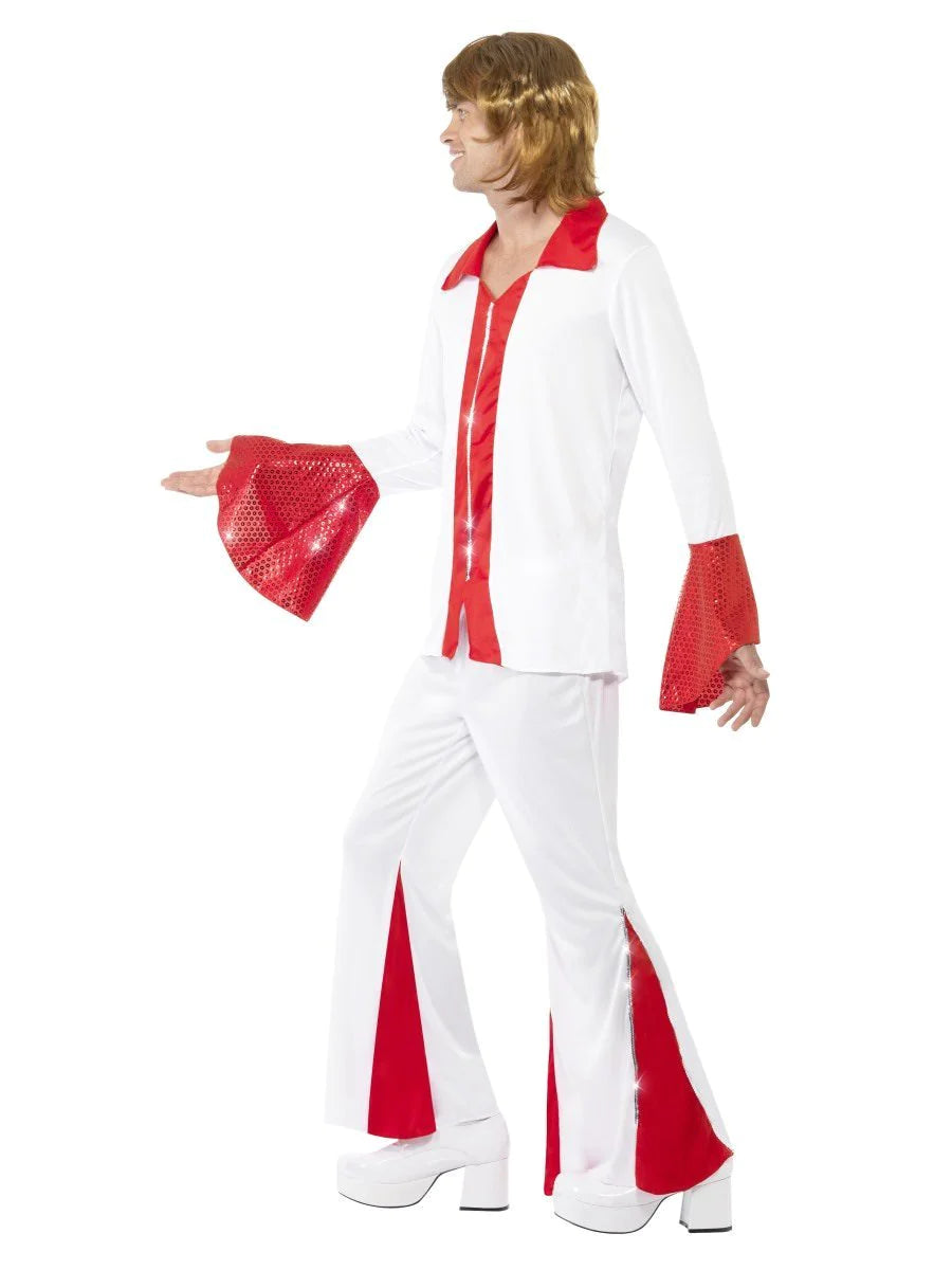Super Trooper 70s Disco Pop Star Mens Costume