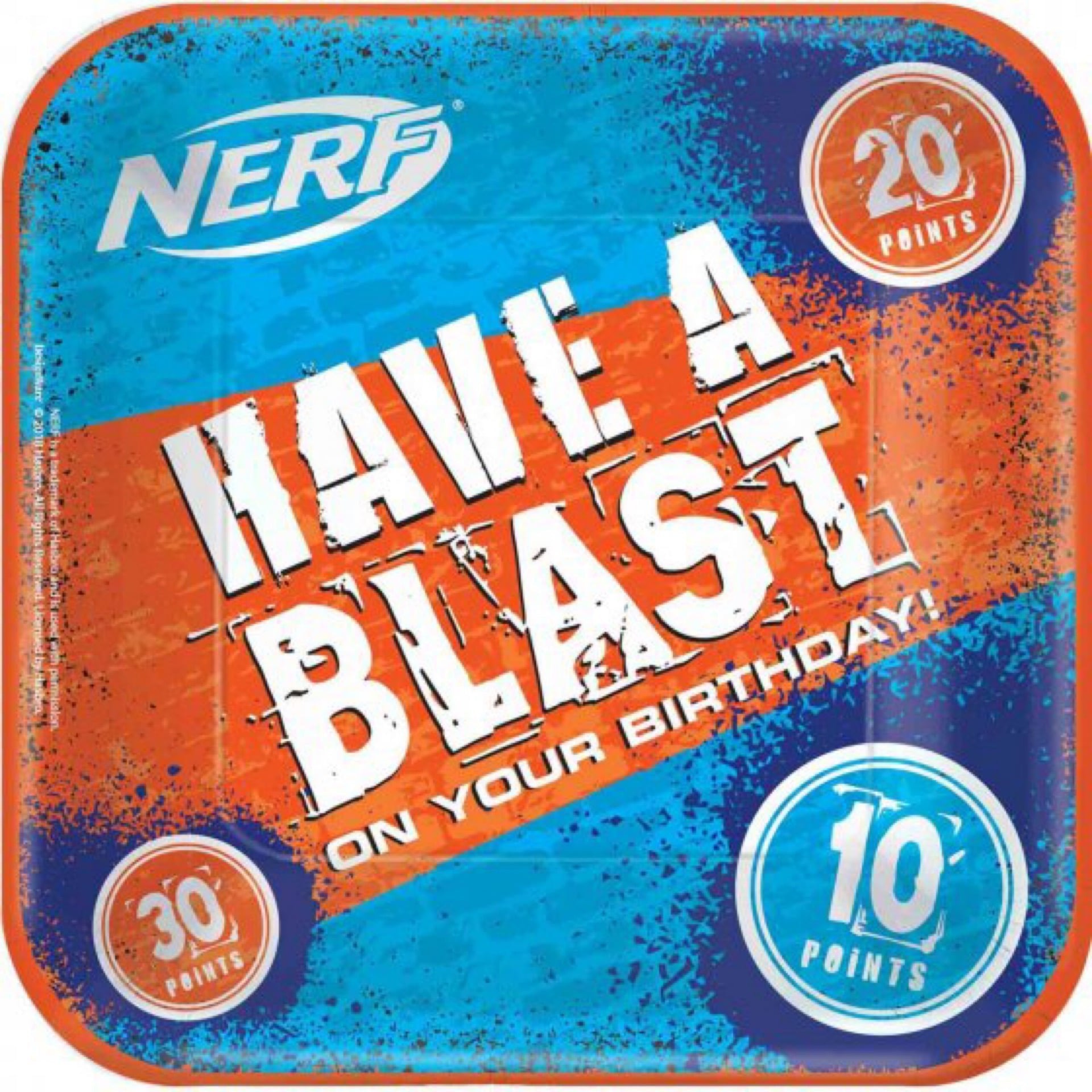 Nerf 22cm Square Plates