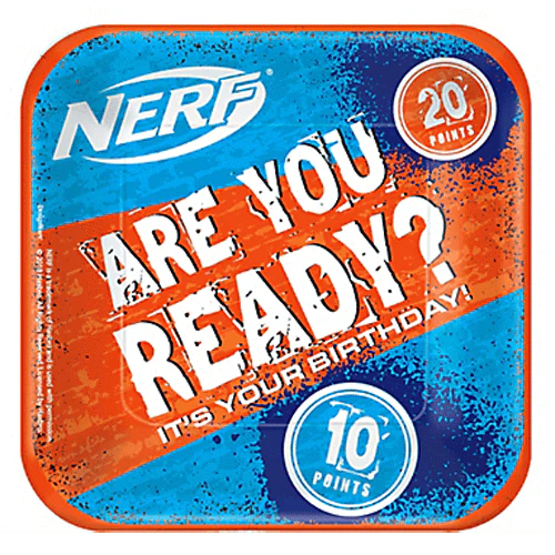 Nerf 17cm Square Plates