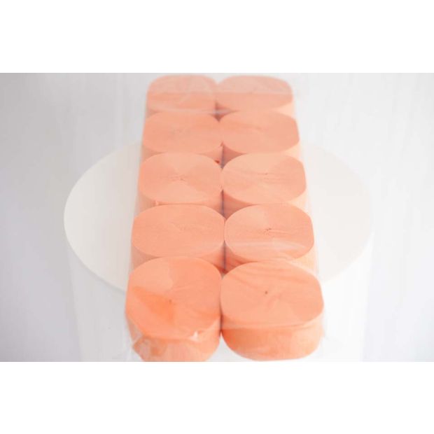 Crepe Streamer Peach P10