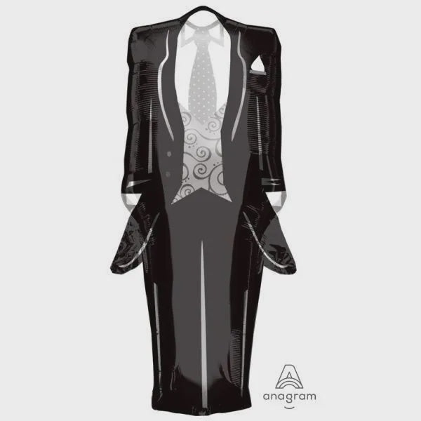 Black Tuxedo Foil Balloon