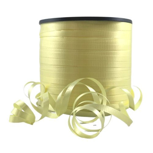Pastel Yellow Curling Ribbon