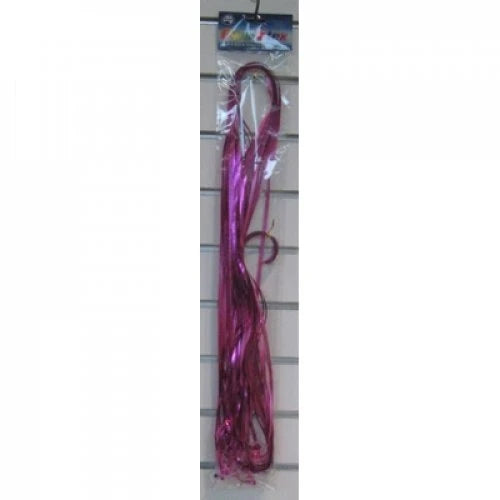 Pre Cut Ribbon with Clip 25pk Metallic Pink