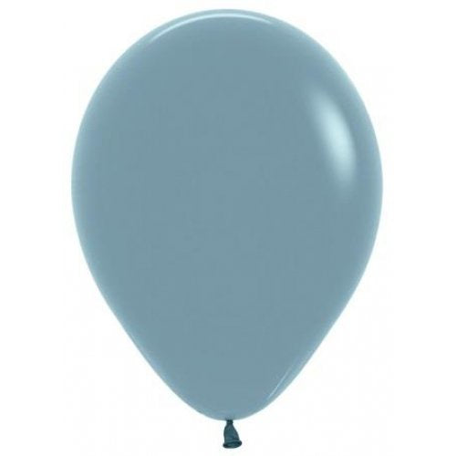 Pastel Dusk Blue 30cm Latex Balloons Pack of 100