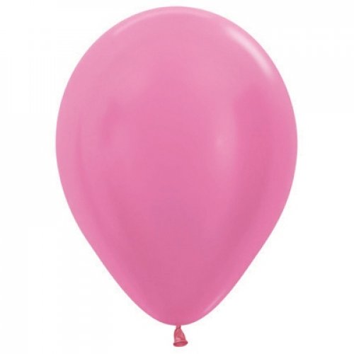 Satin Fuchsia 30cm Latex Balloons Pack of 100