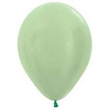 Pearl Light Green 30 cm Latex Balloons Pack of 100