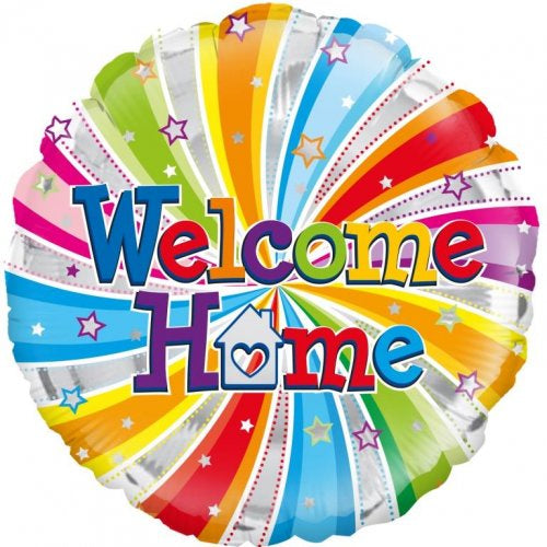 Welcome Home Swirl Foil Balloon