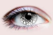 Primal Berserker 2- White and Black Coloured Contact Lenses