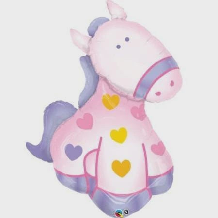 Soft Giraffe Pink Baby Balloon