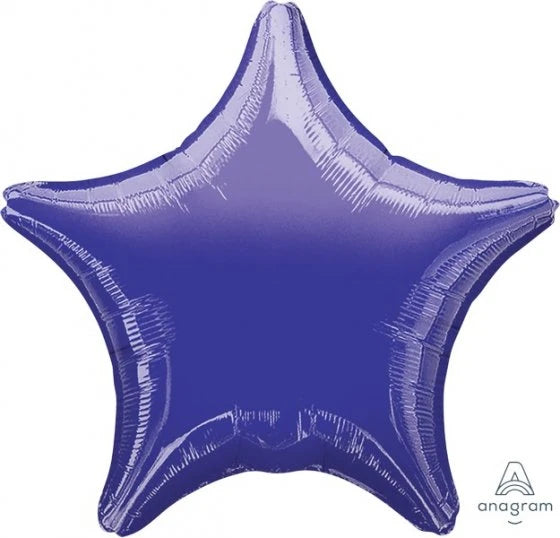 Metallic Purple Star 19" Foil Balloon
