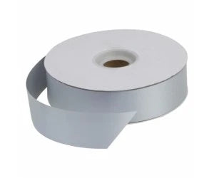 Silver Satin Tear Ribbon