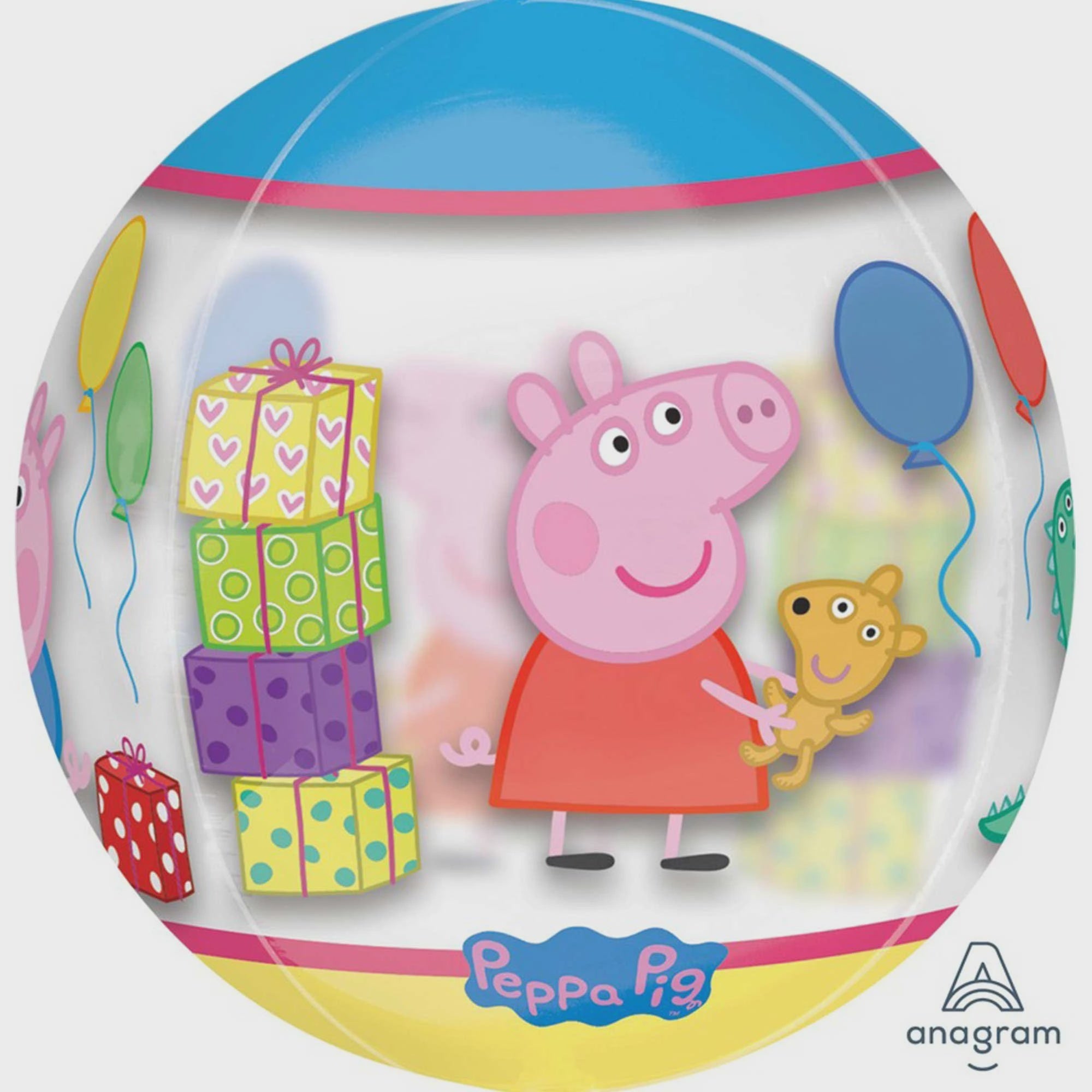 Peppa Pig Clear Orbz Balloon