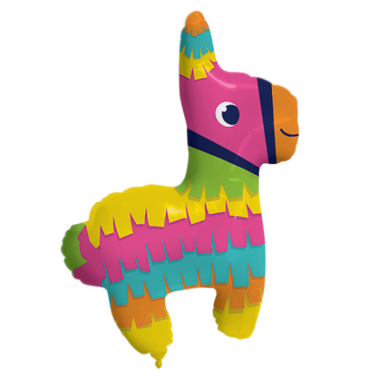 Fiesta Fun Pinata Shape Foil Balloon