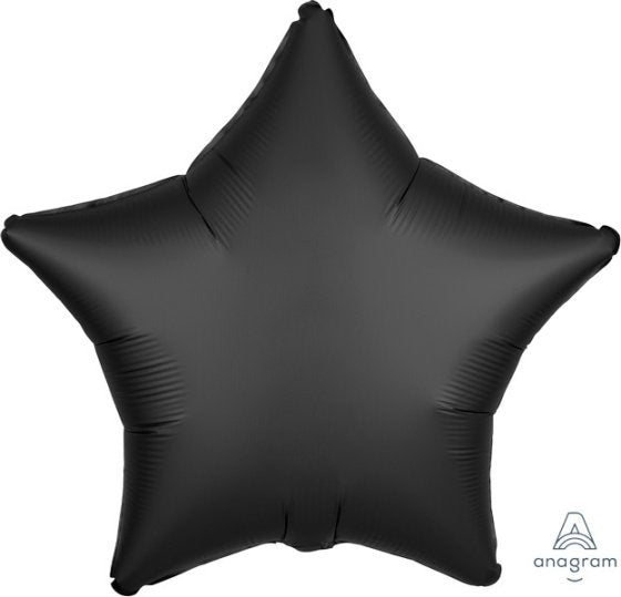 Satin Luxe Onyx 19" Foil Star Balloon