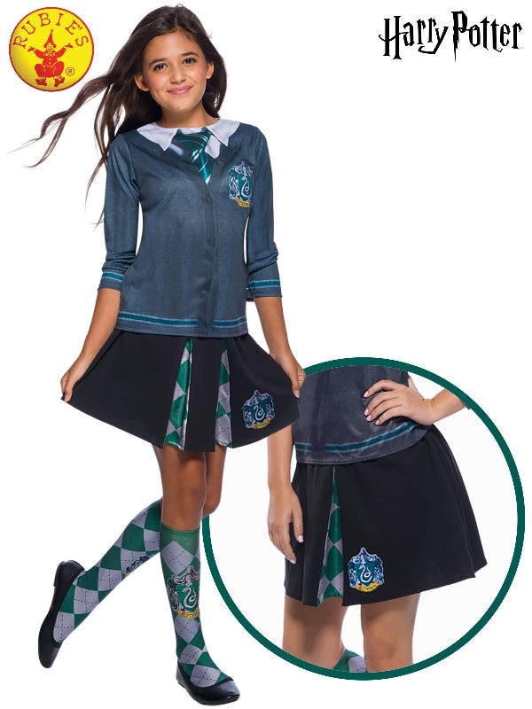 Slytherin Girls Skirt - One Size (5-7 Years)