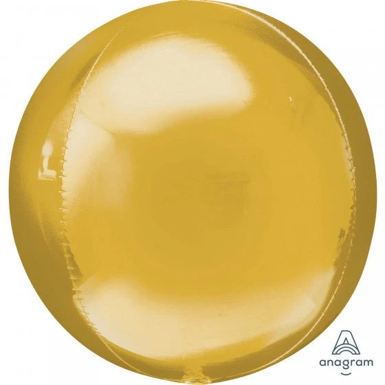 Gold Jumbo Orbz Balloon