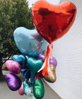 Satin Luxe Pastel Lilac Heart Foil Balloon