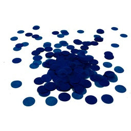 Navy Blue Round Paper Confetti 15g