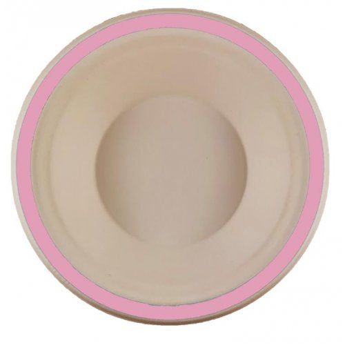 Light Pink Sugarcane Bowls 10 Pk 160mm