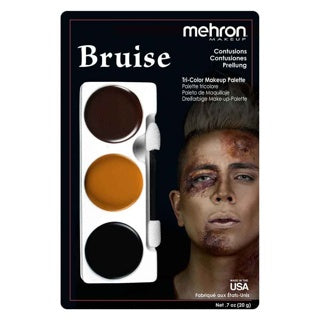 Mehron Tri-Colour Make-up Palette - Bruise