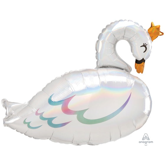 Iridescent Holographic Swan Supershape