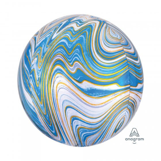 Blue Marblez Orbz Balloon