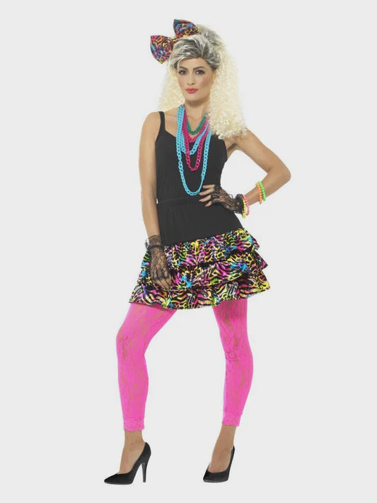 80s Party Girl Womens Costume Kit