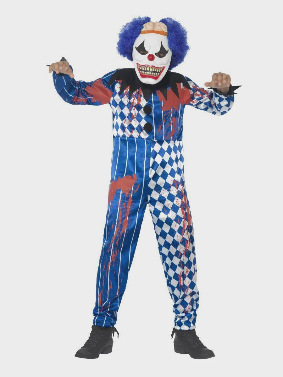 Deluxe Sinister Clown Boys Costume