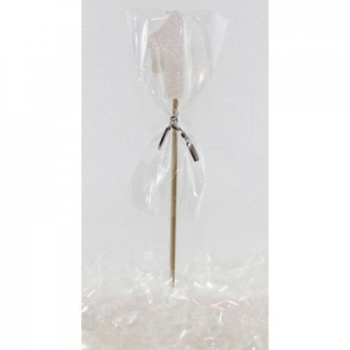 Pearl Glitter Number 1 Candle on Stick