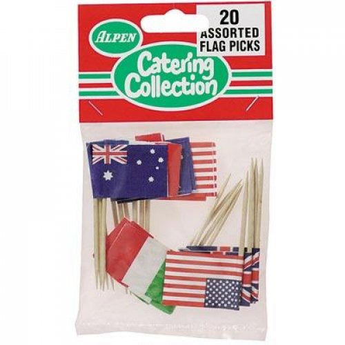 Assorted Country Flag Picks