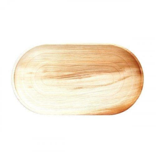 Palm Leaf Medium Platter 22x12 inch Pack of 2