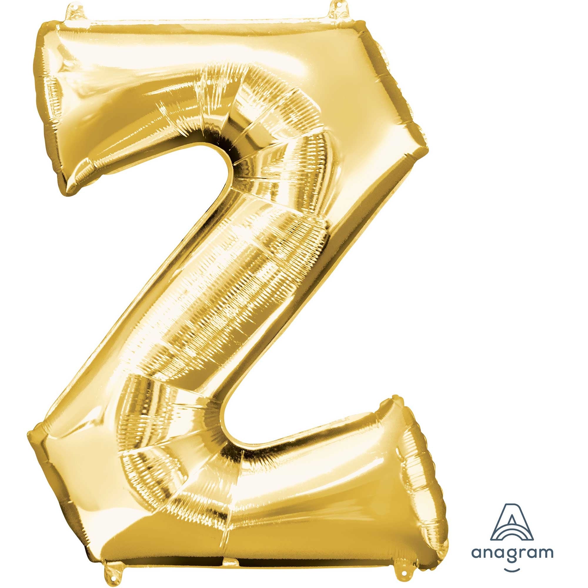 Gold Letter Z Supershape Foil Balloon