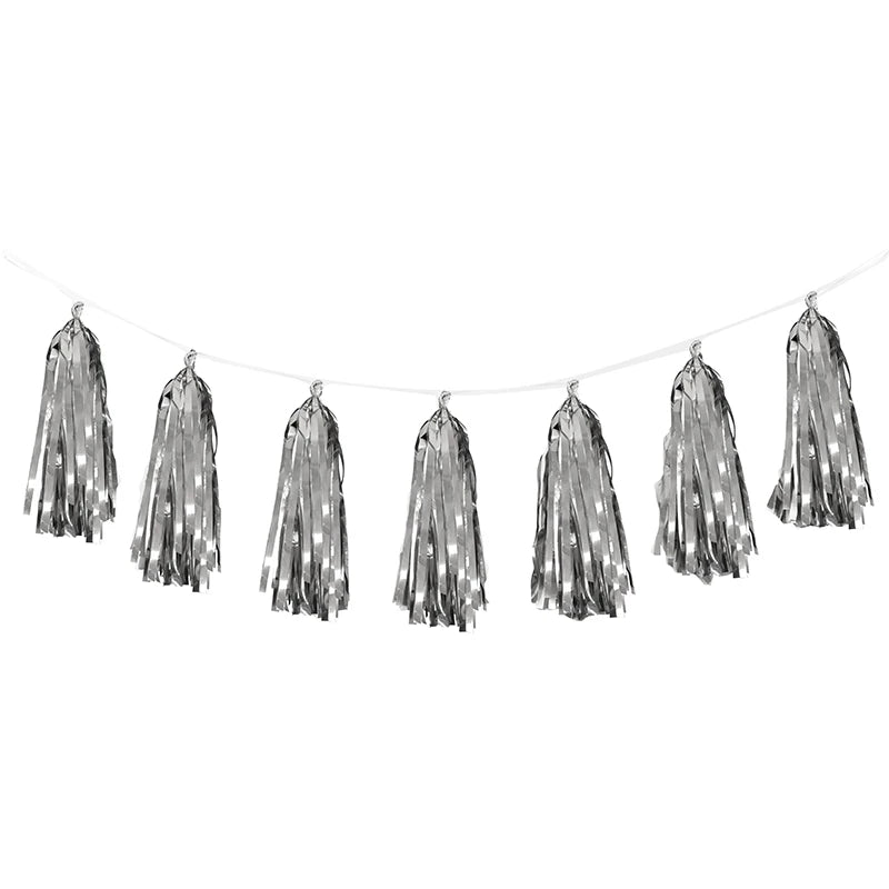 Silver Tassel Garland